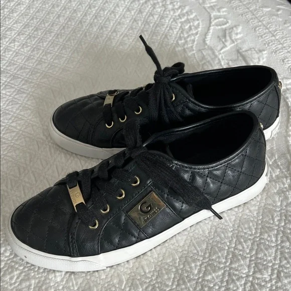Guess Black Quilted Women's Sneakers- size 7 - Picture 3 of 6